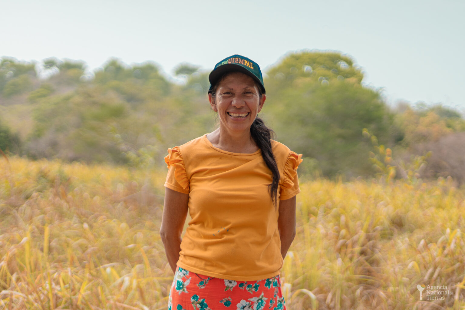 Mujer indígena beneficiaria
