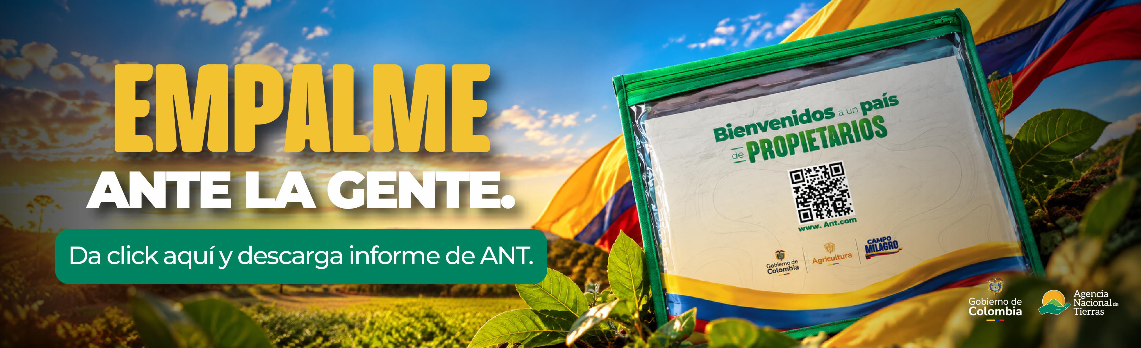 banner informativo que invita a conocer el informe de empalme del periodo 2022 - 2026