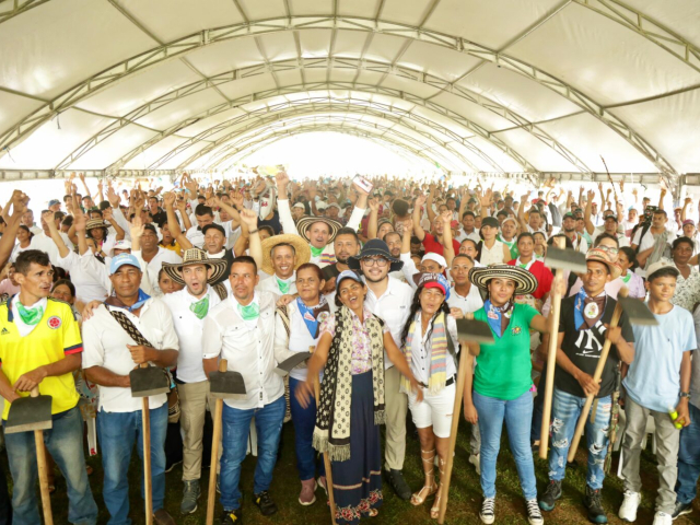 Familias campesinas.