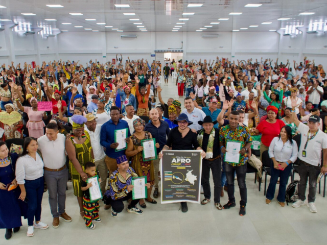 Entrega consejo comunitario Putumayo