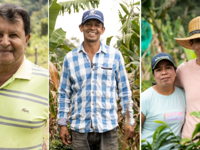 4 campesinos sobrevivientes de la tragedia del río Páez en 1994