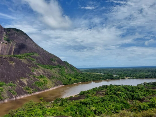 Fotografía del río Amazonas.