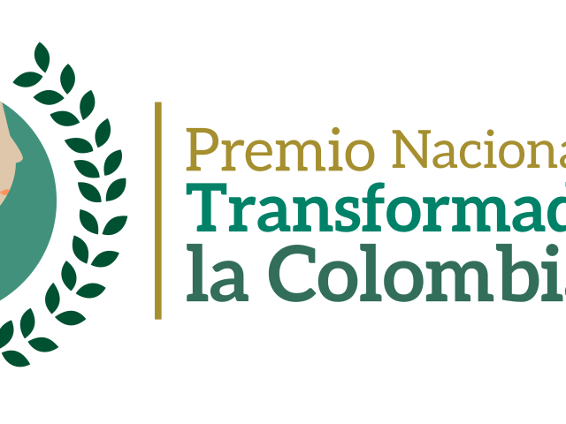 Pieza publicitaria con el dibujo de una mujer en un circulo rodeado por hojas verdes y en el centro en la parte inferior el logo de la ANT. La pieza comunica: PREMIO NACIONAL MUJERES TRANSFORMADORES DE LA COLOMBIA RURAL.