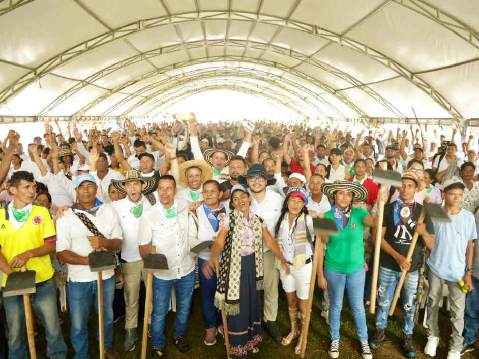 Familias campesinas.