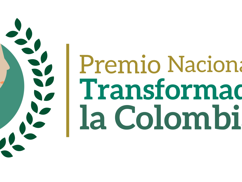 Pieza publicitaria con el dibujo de una mujer en un circulo rodeado por hojas verdes y en el centro en la parte inferior el logo de la ANT. La pieza comunica: PREMIO NACIONAL MUJERES TRANSFORMADORES DE LA COLOMBIA RURAL.