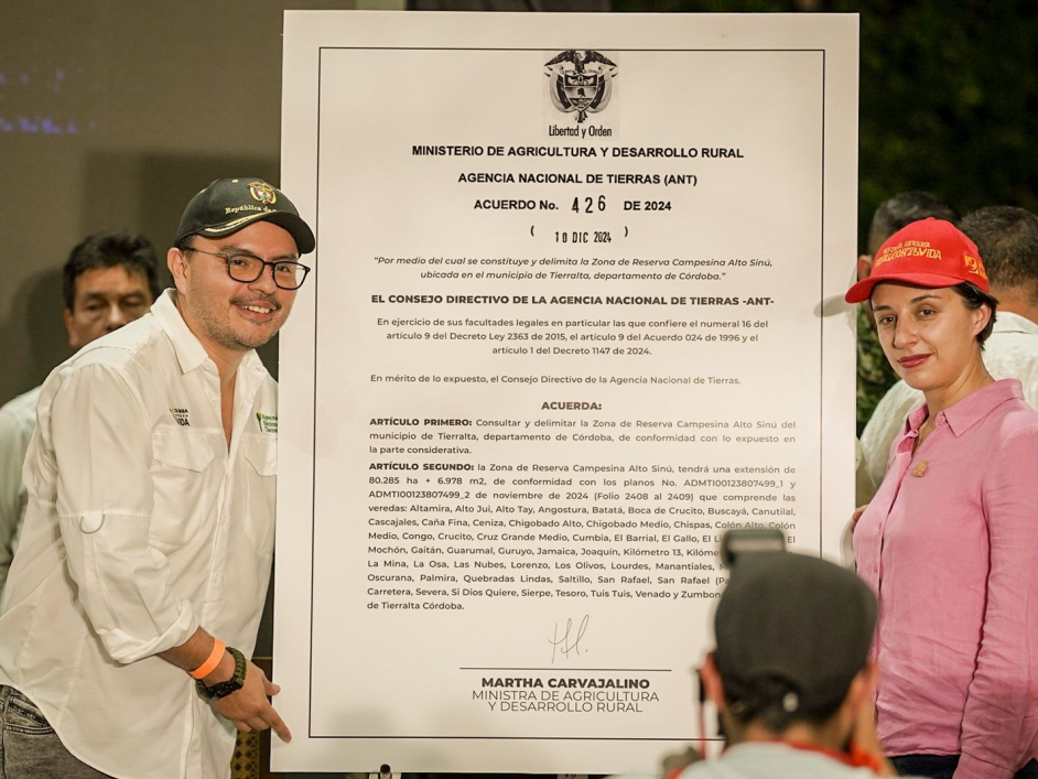 director-ant-y-ministra-agricultura-en-rendicion-de-cuentas-cienaga-de-oro